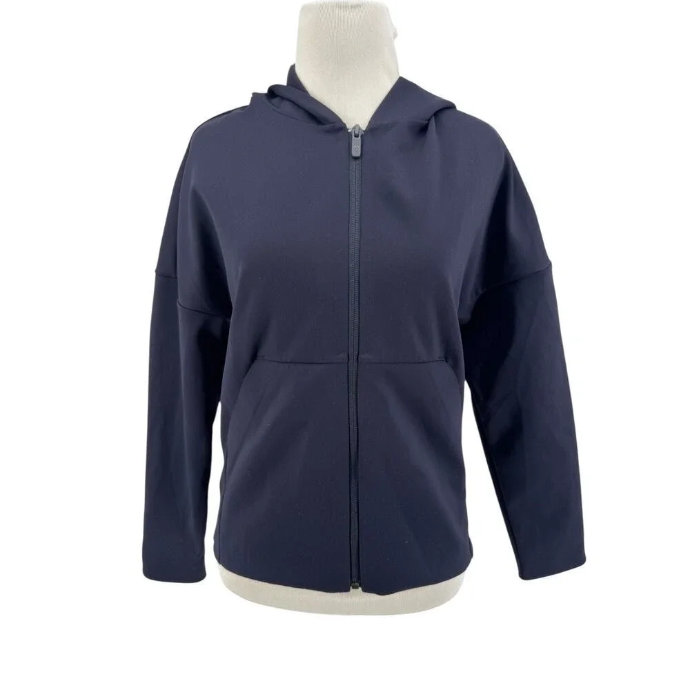 Lululemon Women's Midnight Navy Hooded Shaped Expression Jacket Size 4